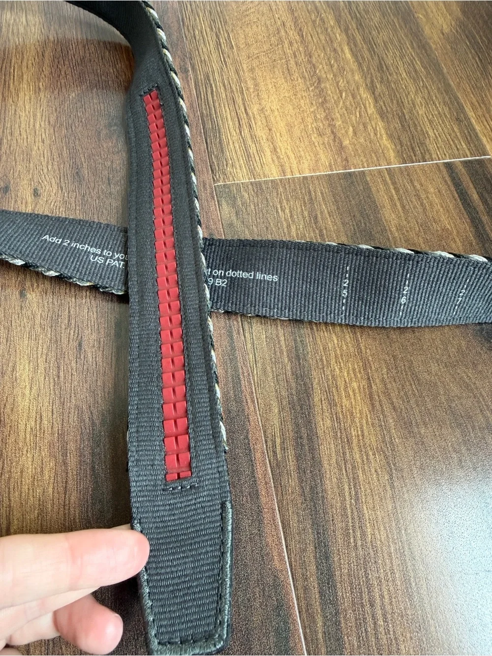 Nexbelt Uncut Braided Ratchet Golf Belt Black Silver Gray Like New